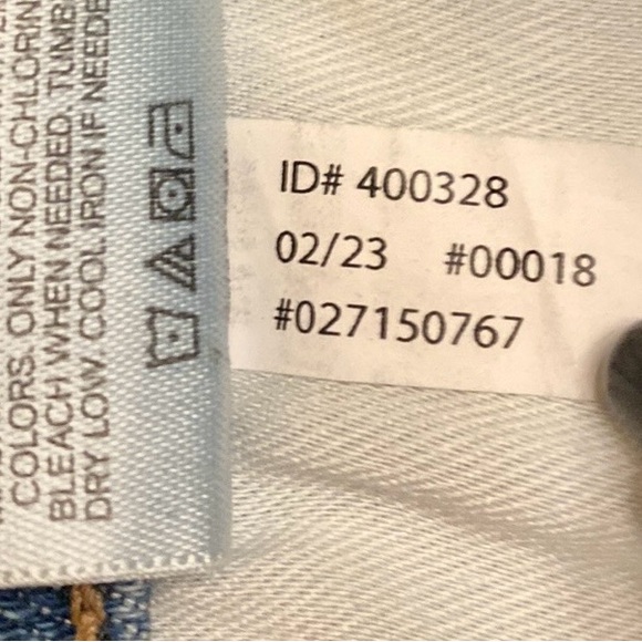 Express Skyscraper Mid Rise Ankle Slit Light Wash Denim Blue Jeans Size 0 - Picture 14 of 15